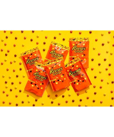 Reese's Pieces Peanut Butter In a Crunchy Shell 90g Pouch x 10 Piece's Pouch - Buy Online on GoSupps.com