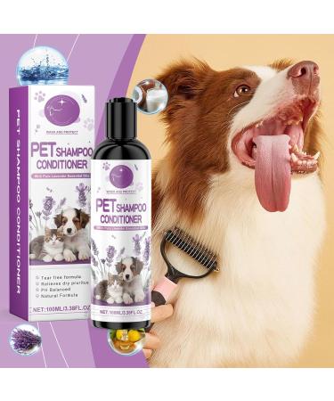 ulapithi Pet Conditioner Pet Shampoo for Dogs | Natural Detangling Pet Shampoo with Lavender 100ml Deodorizing Shampoo - Buy Online on GoSupps.com