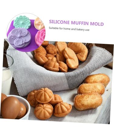 Zerodeko 6 Pcs Handmade Soap Mold Baking Muffin Mold Donut Candy Silicone Muffin Mold Baking Accessory Silicone Tools Silicone Molds Silicone DIY Mold Chocolate Silica Gel Roses Purple 3X16.6X16.6CMx6pcs - Buy Online on GoSupps.com