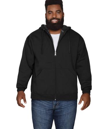 Fruit of the Loom Eversoft Fleece Hoodies | Moisture Wicking & Breathable | Sizes S-4X | Black - Buy Online on GoSupps.com