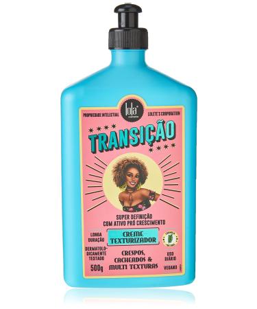 Lola From Rio - Transicao - Texturizing Cream Defines and Activates Growth for Curly Hair 17.64 Fl Oz