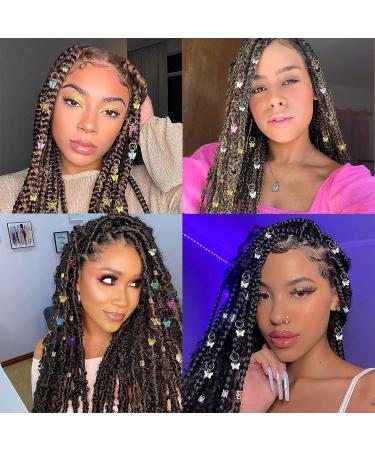 NAISKA 20Pcs Gold Butterfly Braid Clips - Pearl Shiny Hair Accessories for Women and Girls - Buy Online on GoSupps.com