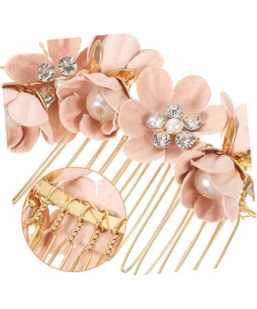 MERRYHAPY Flower Hair Comb Decorative Hair Comb Fairy Jewelry for Women Hair Comb for Women Accessories Rhinestone Hair Accessories Hair Styling Accessories Side Hair Comb Wedding Hair Clip - Buy Online on GoSupps.com