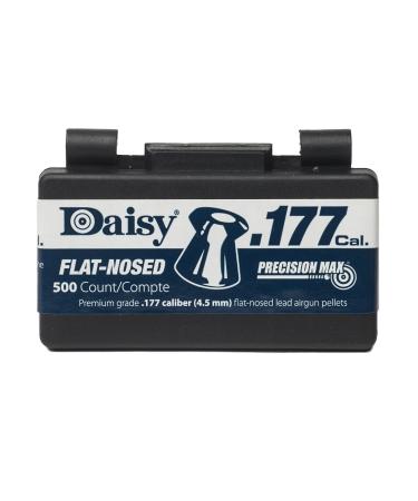 Daisy Outdoor Products .177 Cal. Flathead Pellets (500) (Silver Color, 4.5 mm)