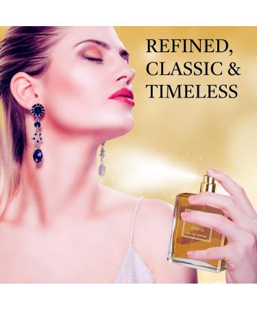 NovoGlow No.1 Paris for Women - 3.4 Fl Oz Eau De Parfum Spray - Long Lasting Floral Citrusy & Powdery Scent Smell Fresh & Feminine All Day Includes Carrying Pouch Gift for Women for All Occasions - Buy Online on GoSupps.com