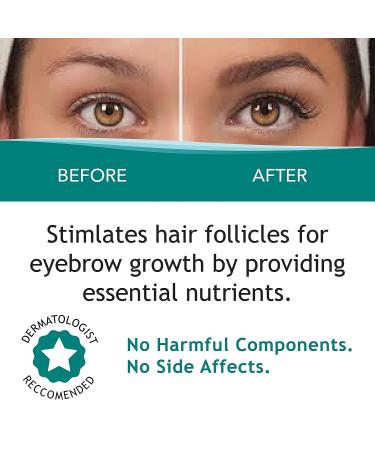 FEG Eyebrow Growth Serum 0.1 Fl Oz - 100% Natural Enhancer for Length, Thickness, and Darkness - Buy Online on GoSupps.com