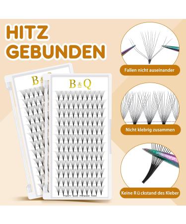 Shop 14D CC 05-11 Point Base Finished Eyelash Fans - 3D 4D 6D 10D Volume Extensions | Premium Quality C & D Curl Black Eyelash Extensions - 0.05 0.07 0.10 mm - Buy Online on GoSupps.com