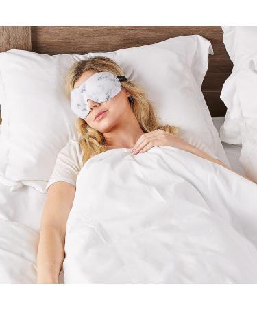 Bucky 40 Blinks No Pressure Eye Mask for Travel & Sleep - Marble Print, One Size - Buy Online on GoSupps.com