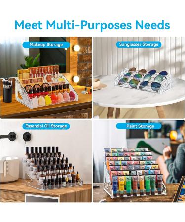 Pero Pero 7-Layer Upgraded Acrylic Nail Polish Organizer - Large Capacity Storage Rack for Nail Polish and Paint - Easy 1-Minute Installation - Buy Online on GoSupps.com
