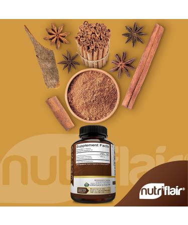 NutriFlair Ceylon Cinnamon Capsules - 120 Count for Optimal Health - Buy Online on GoSupps.com