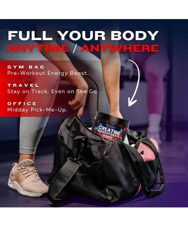 NUTRAONDA Pre-Workout Gummies 120-Count Creatine Monohydrate Gummies for Men and Women Pre-Workout Supplement with BCCA L-Carnitine Taurine for Muscle Growth Energy Performance Berry Flavor - Buy Online on GoSupps.com