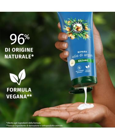 Herbal Essences Conditioner with Argan Oil Repairs Damaged Hair Silicone Free Vegan 200ml - Buy Online on GoSupps.com