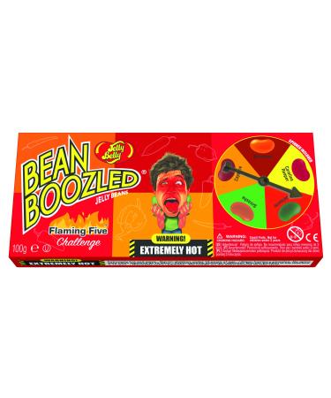 Jelly Belly Bean Boozled Game Wheel of Fortune Flaming Five Hot Edition 100g