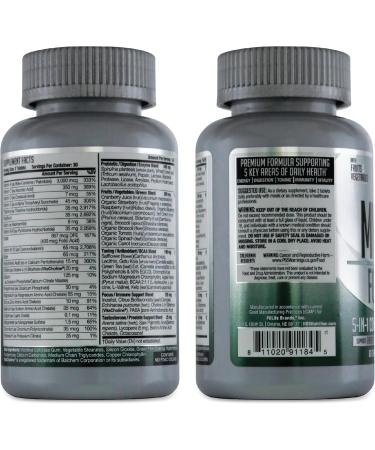 FitLife Brands Men's Nutrition MV360 5-in-1 Complete Multivitamin with Essential Vitamins for Energy Digestion Toning Immune Support and Mens Health & Vitality 60 Tablets 30 Servings - Buy Online on GoSupps.com