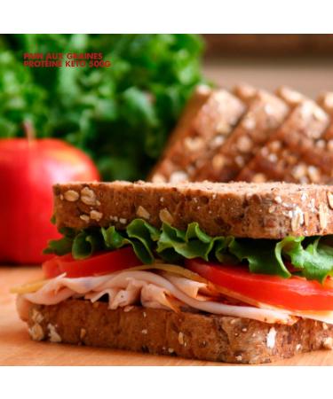 Keto Protein Bestdiet - Pan Proteico Ceto sin Az car | Rico en Fibra y Prote nas | Pan de Semillas | Congelable | Paquete de 3 Barras de 500g - Buy Online on GoSupps.com