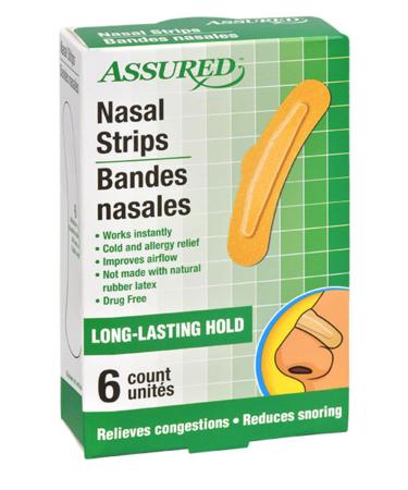 Assured Nasal Strips 6 Count