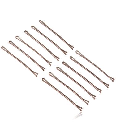 Prym Baronesse hair clips 65 mm brown 12 pieces 65 mm brown Brown