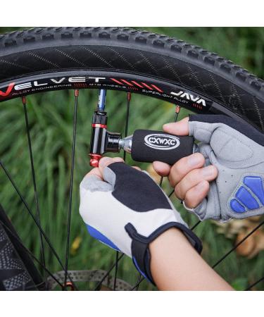 CO2 Inflator Kit with 5 x 16g Cartridges - Presta & Schrader Valve Compatible - Portable Bike Tire Pump with Repair Kit - Buy Online on GoSupps.com