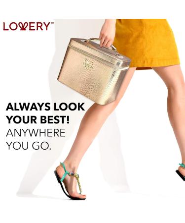 Luxury Birthday Gifts for Her - 30pc Pink Grapefruit Bath & Body Spa Set | Cosmetic Pencils Lip Balm Lotion Perfume & Rose Gold Bag - Buy Online on GoSupps.com