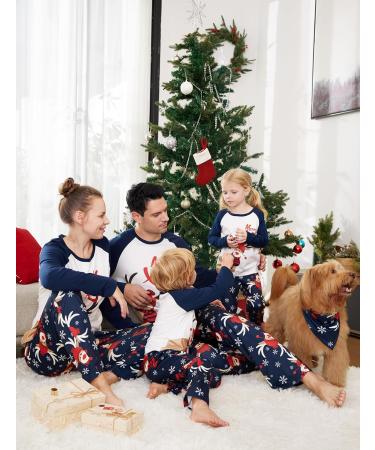 PatPat Family Matching Christmas Pajamas Long-sleeve Sets | Kids 8-9 Years Dark Blue - Buy Online on GoSupps.com
