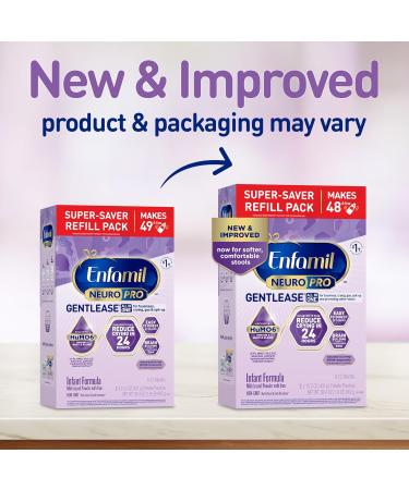 Enfamil NeuroPro Gentlease Baby Formula 30.4oz Powder Refill 4 Pack - Buy Online on GoSupps.com