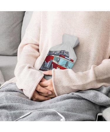 Fire Engine Hot Water Bottle with Plush Cover - Ideal Hand Warmer for Adults & Children | 26.5x15.3cm | International Shipping Available - Buy Online on GoSupps.com
