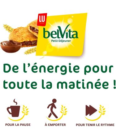 LU BELVITA - Soft Breakfast Gourmet Heart with Chocolate Hazelnuts - Biscuit with 5 Whole Grains Individual Sachets - Buy Online on GoSupps.com