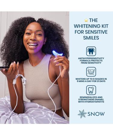 Snow Teeth Whitening Kit with LED Light | Complete At-Home Whitening System - Buy Online on GoSupps.com