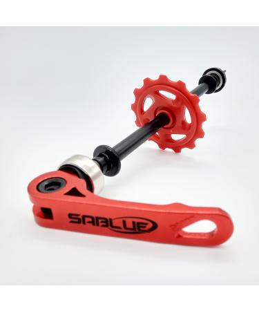 SABLUE FLOAT ON AXLE Bike Chain Keeper Holder Dummy Sleeping Hub Tool Bicycle Cleaning Transporting (RED) Chain Keeper A01