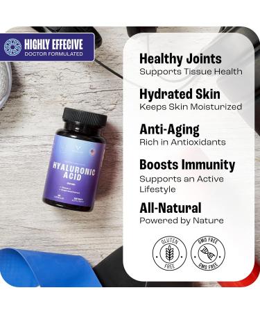 VYTALIFE Hyaluronic Acid Joint Support Supplement - 45 Capsules 250mg | Skin Vitamins | Joint Supplements - Buy Online on GoSupps.com