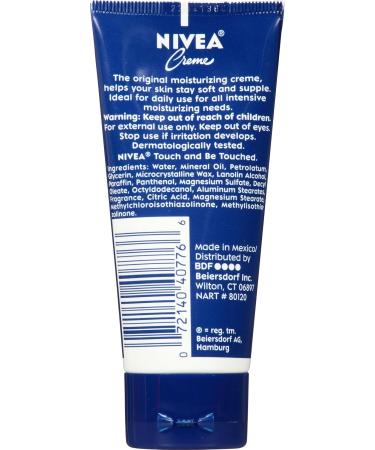 NIVEA Creme Moisturizing Cream for Body Face & Hands - 2 Oz Tube | Shop Internationally - Buy Online on GoSupps.com