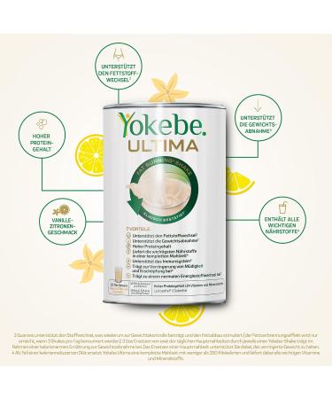 YOKEBE Ultima Shake - High Protein Diet Drink for Weight Loss & Fat Metabolism - 400g (10 Portions) - International Shipping Available - Buy Online on GoSupps.com