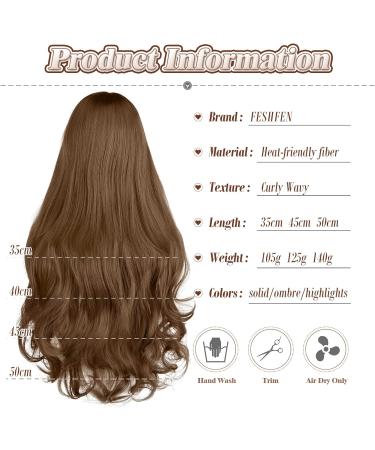 FESHFEN 18 inch Golden Highlighted Bleach Blonde Invisible Secret Wire Crown Hair Extension for Women | Curly Wavy Synthetic Hairpieces - Buy Online on GoSupps.com