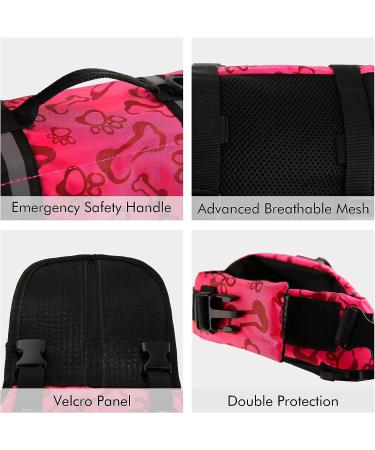 Surblue Dog Life Jacket XL Pink - Adjustable Pet Flotation Vest for Water Safety | Pool, Beach, Boating, Swimming - Buy Online on GoSupps.com