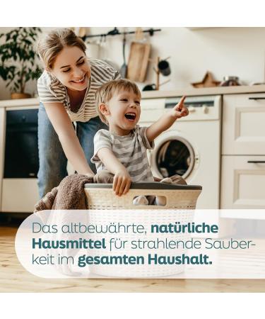 Heitmann Pure Natron 350g | Natural & Biodegradable Cleaning Soda | Versatile Household Use | Strong Cleaning Power - Buy Online on GoSupps.com