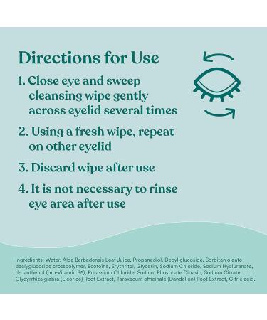 Bausch + Lomb Biotrue Micellar Eyelid Care Wipes 30ct - Preservative Free for Irritated/Dry Eyes - Buy Online on GoSupps.com