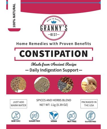 Spice & Herbs Blend for Constipation & Indigestion | 14 Pack - Natural Home Remedy | International Shipping Available - Buy Online on GoSupps.com