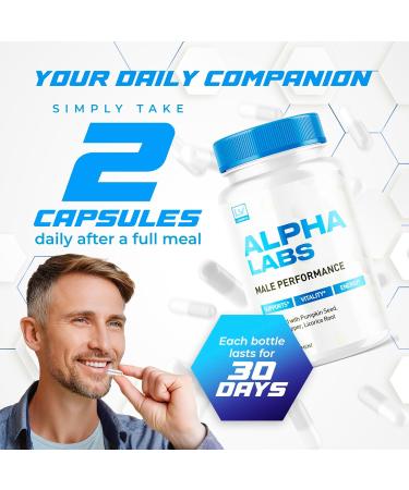 Buy Alpha Labs Capsules (2 Pack) - Max Performance & Advanced Formula | 120 Capsules for 2 Months - International Shipping Available - Buy Online on GoSupps.com