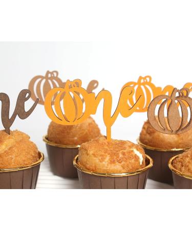 8PCS Pumpkin Cupcake Toppers - Pumpkin Cupcake Toppers for Baby Shower - Birthday Pumpkin Cupcake Decorations - Halloween Pumpkin Cupcake Picks - Little Pumpkin Cupcake Toppers - Buy Online on GoSupps.com