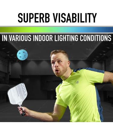 Franklin Sports X-26 Performance Indoor Pickleballs - USA Pickleball Approved Blue 3 Pack - Buy Online on GoSupps.com