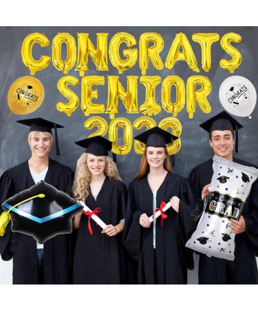 High School Graduation Decorations 2023 Senior School Graduate Party Decorations with Senior 2023 Cake Topper 1st - 12th Grade Photo Banner for Class of 2023 Graduation Decor - Buy Online on GoSupps.com