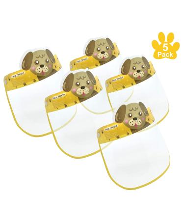 General Use Protective Face Shield Multi Packs Kids and Adult styles (5x Kids Shields Puppy) - Buy Online on GoSupps.com