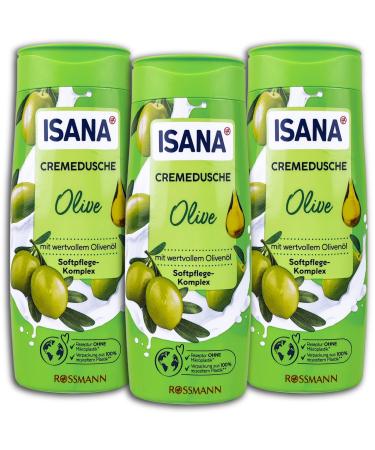 ISANA MED Isana 3-Pack Olive Shower Creams 3 x 300ml