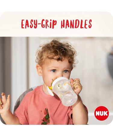 NUK Trainer Cup Sippy Cup | Leak-Proof Soft Drinking Spout | 6+ Months | BPA-Free | 230ml | Pink Penguin 10255609 Penguin (Pink) - Buy Online on GoSupps.com