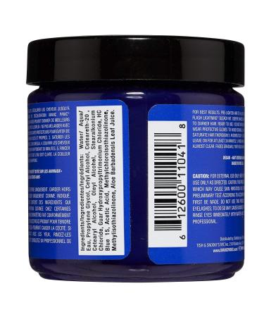 Manic Panic Blue Moon Classic Creme - Vegan & Cruelty-Free Semi-Permanent Hair Dye (3 x 118ml) - Perfect for Bold Blue Hair! - Buy Online on GoSupps.com