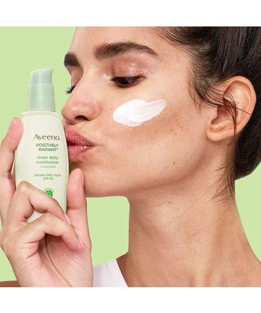 Aveeno Positively Radiant Daily Facial Moisturizer SPF 15 - 4 fl. oz | Hydrating & Brightening - Buy Online on GoSupps.com