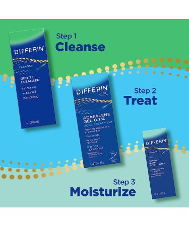 Differin Gel Makers Soothing Facial Cleanser 4 oz - Gentle Skin Care for Acne Prone Skin - Buy Online on GoSupps.com