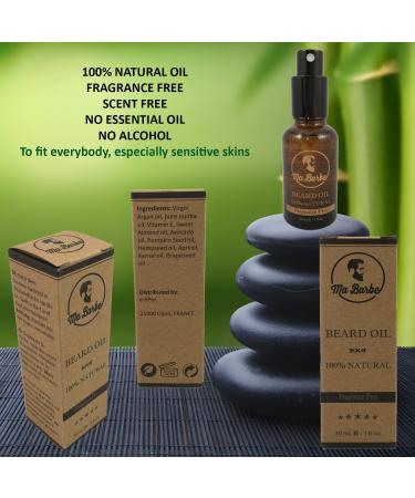 Premium 100% Natural Beard Oil - Nourishing Hydrating Growth-Stimulating with Spray - 30ml - Perfect for Sensitive Skin - Buy Online on GoSupps.com