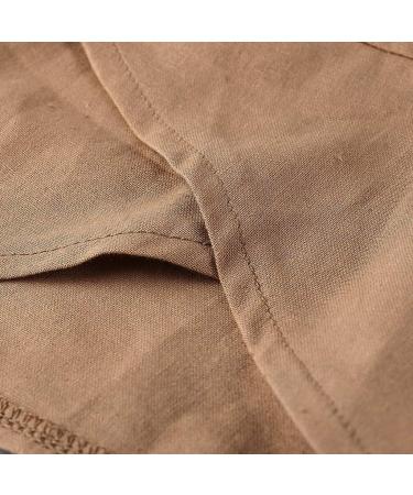 Women's Summer High Waisted Linen Wide Leg Pants X-Large - Khaki - Buy Online on GoSupps.com