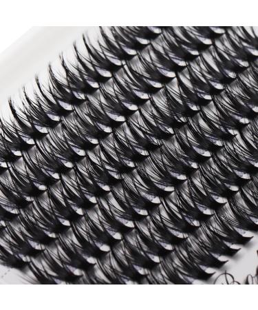 Bodermincer 240pcs D Curl 40D Cluster Eyelashes - 12-14mm Mixed DIY Eyelash Extensions for Stunning looks | International Shipping Available - Buy Online on GoSupps.com